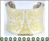 Souvenir de paris bracelet en métal