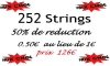 grossiste, destockage lots de 252 string