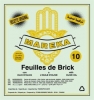 Vente de notre gamme feuille de brick tunisienne  "mareka"