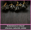 Grossiste extensions cheveux naturel a chaud  keratine